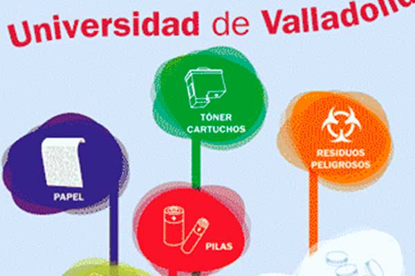 Universidad de Valladolid. Oficina de Calidad Ambiental. Gestión de residuos.